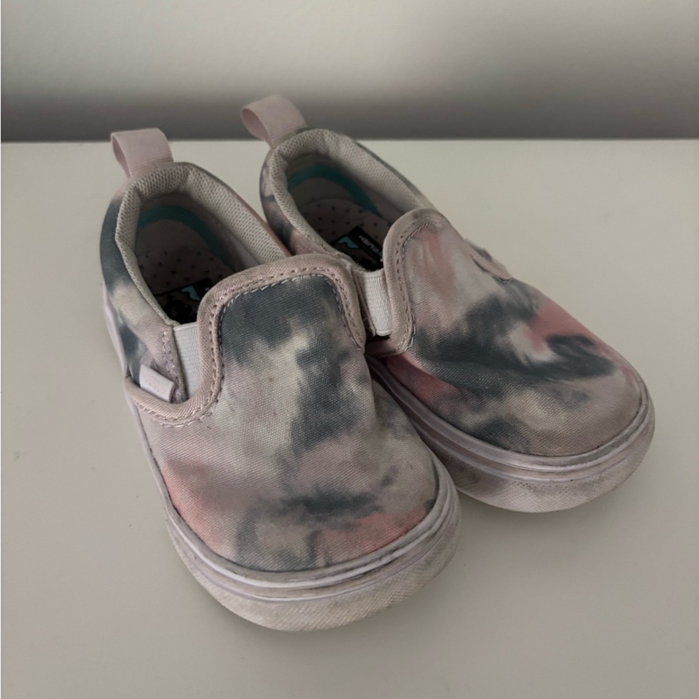 Vans Kids Pastel Tie-Dye Slip-On Sneakers